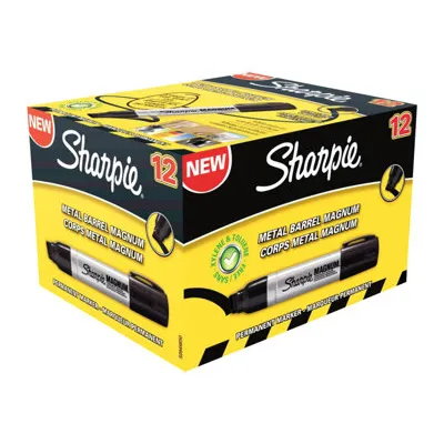 Sharpie Magnum permanent marker Black 12 pc(s)