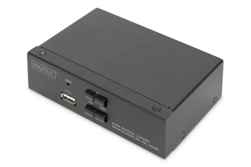 Digitus KVM Switch. 2 Port. Single Display. 4K. HDMI®
