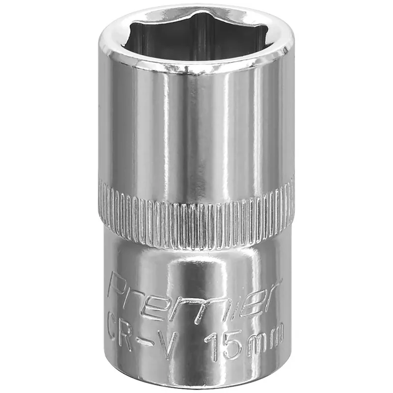 Sealey 1/2" Drive Hexagon WallDrive Socket Metric