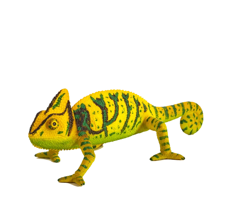 Mojofun Realistic Chameleon Toy – Educational Reptile Figure
