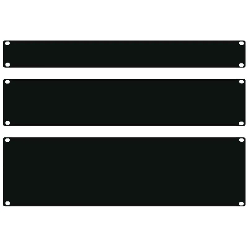FDL 1U 19 Inch BLANKING PLATE - BLACK