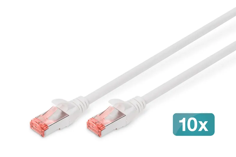Digitus CAT 6 S/FTP patch cable 10 pieces