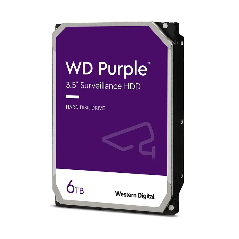 Western Digital Purple Surveillance internal hard drive 6 TB 5700 RPM