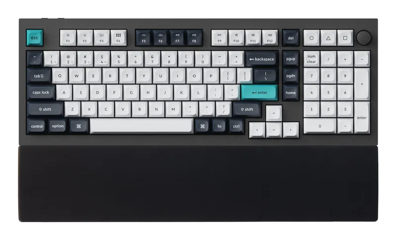 Keychron PR55 wrist rest Silicone Black