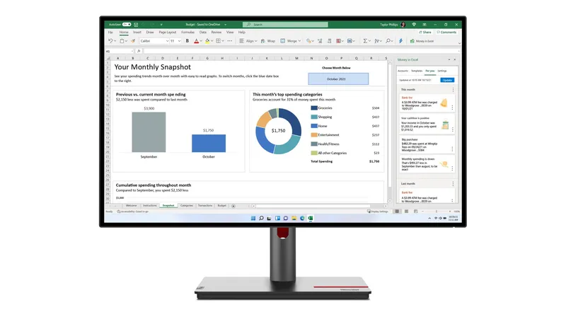 Lenovo ThinkVision P27h-30 computer monitor 68.6 cm (27") 2560 x