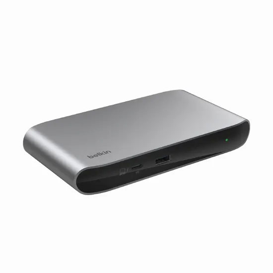 Belkin INC013VFSGY interface hub Thunderbolt 4 40000 Mbit/s Black. Gre