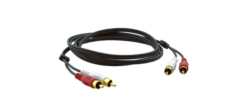 Kramer Electronics 2xRCA M/M 3.0m audio cable 3 m RCA Black