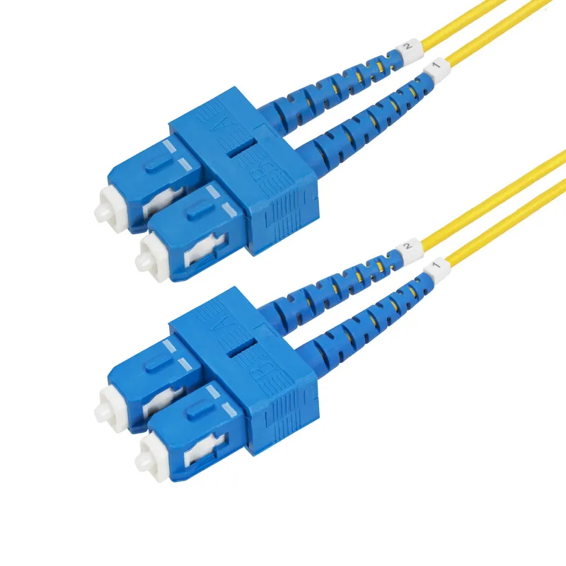 StarTech.com 5m (16.4ft) SC to SC (UPC) OS2 Single Mode Duplex Fiber O