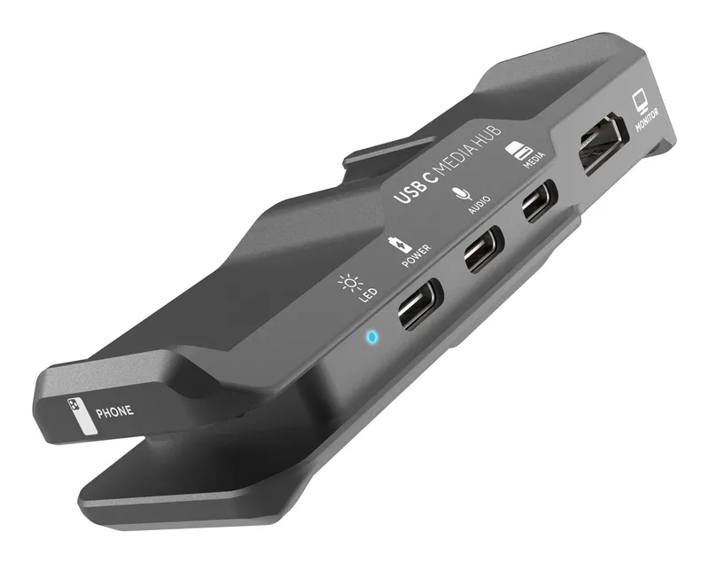 Kondor Blue KB-USBC-AHUB interface hub USB Type-C 10000 Mbit/s Grey