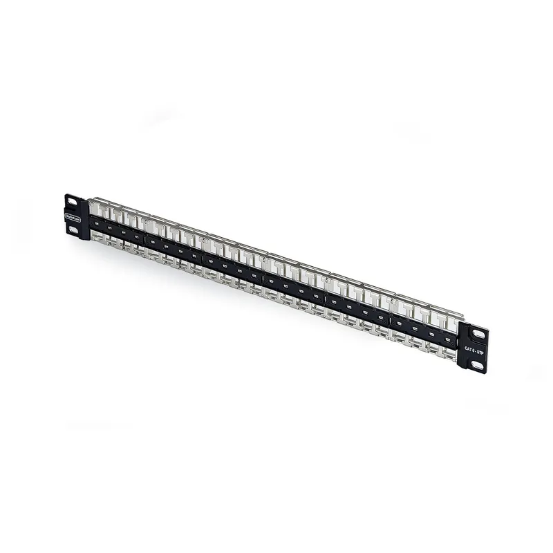 StarTech.com 48 Port 1U Blank Keystone Patch Panel. Rackmount Cat6 Pat