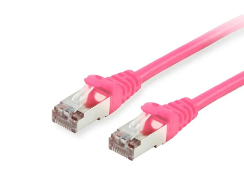 Equip Cat.6 S/FTP Patch Cable. 0.5m. Pink