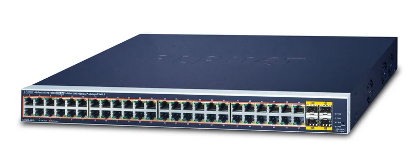 PLANET GS-4210-48P4S network switch Managed L2/L4 Gigabit Ethernet (10