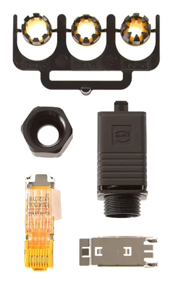 Axis 5700-371 wire connector RJ-45 Black