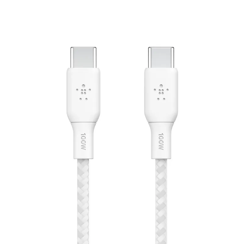 Belkin BOOST CHARGE USB cable USB 2.0 2 m USB C 0.48 Gbit/s 100 W White