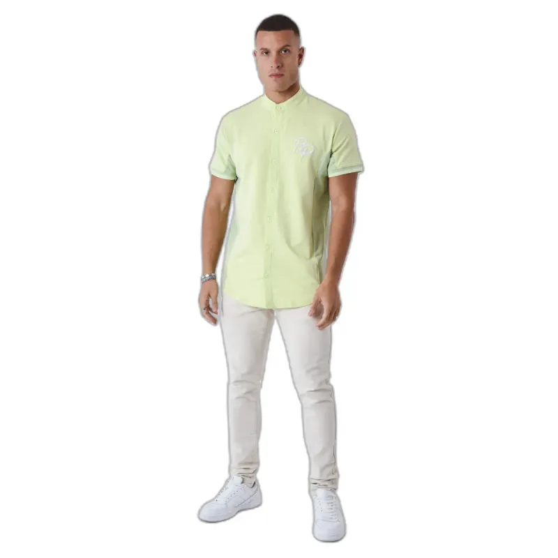 Two-tone mao collar shirt Project X Paris