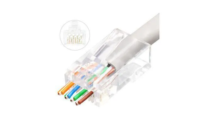 Lanview LVN125305 wire connector RJ45 Transparent