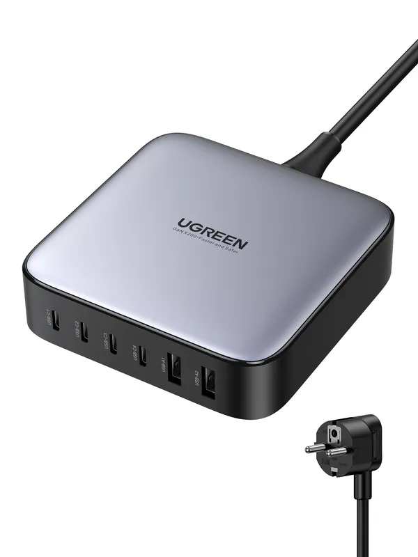 Ugreen 40914 Nexode 200W GaN Desktop USB-C USB-A Charger
