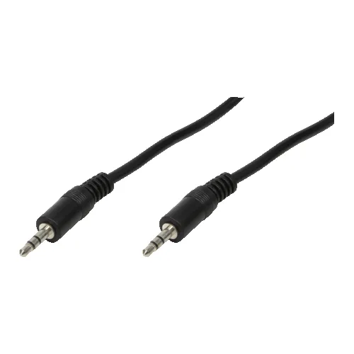 LogiLink 3.5mm - 3.5mm. 0.2m audio cable Black