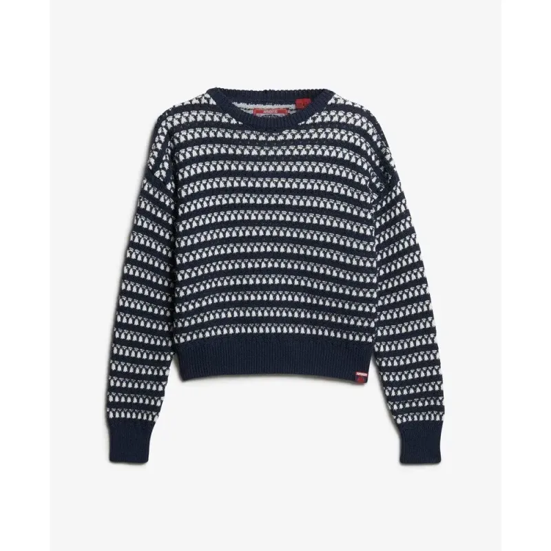 Striped crochet jumper for women Superdry