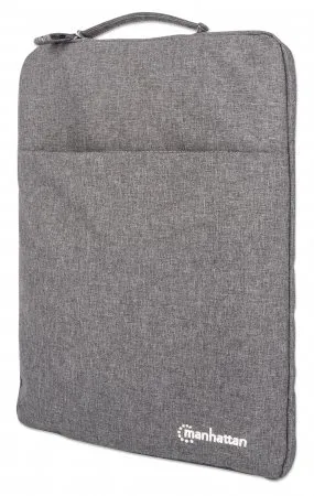 Manhattan Seattle Laptop Sleeve 15.6". Grey. Padded. Extra Soft I