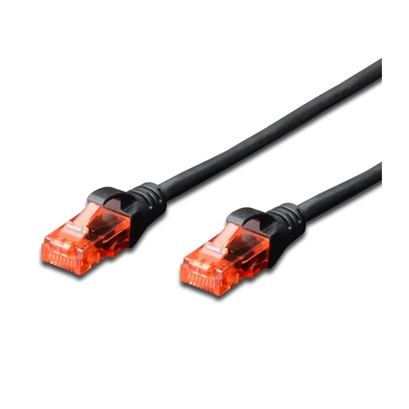 FDL 0.25M CAT.6 UTP LSZH PATCH CABLE - BLACK