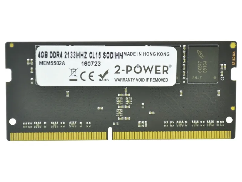 2-Power 4GB DDR4 2133MHz CL15 SODIMM Memory - replaces KVR21S15S8/4