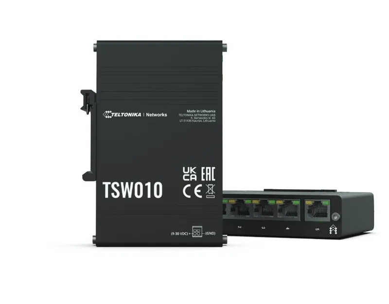 TELTONIKA NETWORKS SW010 DIN RIL SWICH