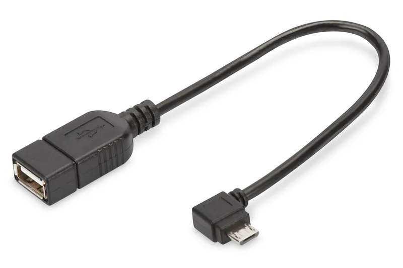 Digitus USB Micro-B - USB-A adapter/converter. OTG. 0.15m