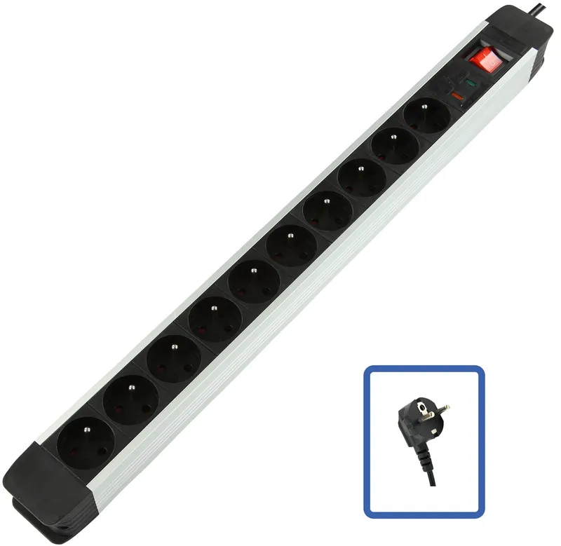 LOGON PROFESSIONAL 10-WY POWER SRIP WIH SURGE