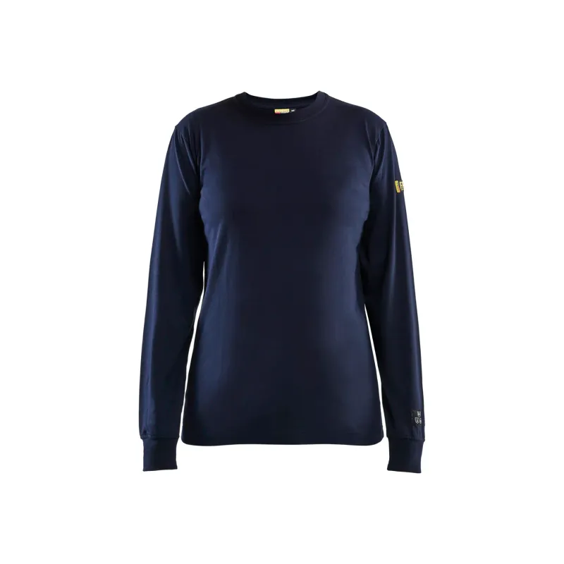 Women's flame-retardant long-sleeve T-shirt Blaklader