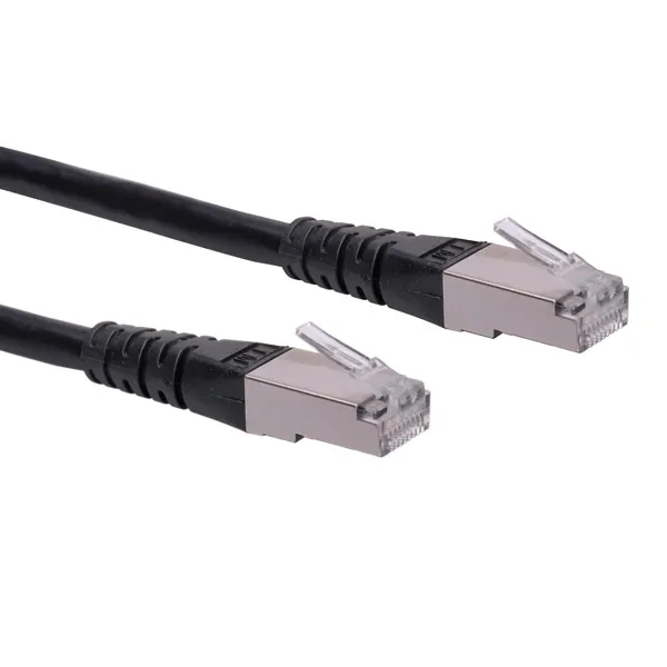 ROLINE S/FTP Patch Cord Cat.6. black 0.3 m