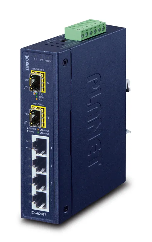 PLANET IGS-620TF network switch Unmanaged Gigabit Ethernet (10/100/100