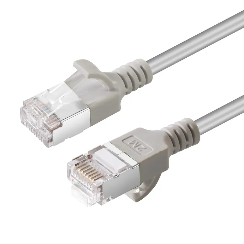 Microconnect V-FTP6A10-SLIM networking cable Grey 10 m Cat6a U/FTP (ST