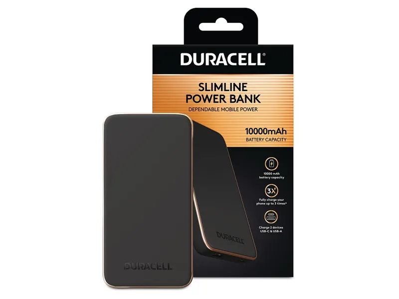 Duracell DRPB3009A power bank 10000 mAh Black
