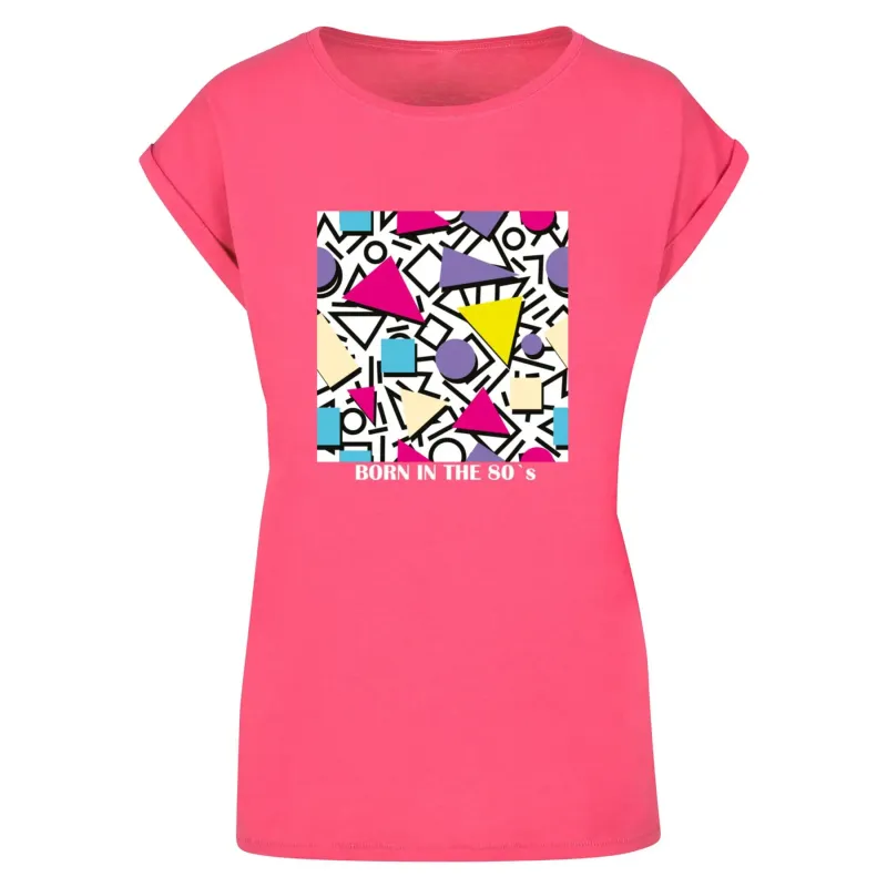 Women's T-shirt Mister Tee Geometric Retro Extended