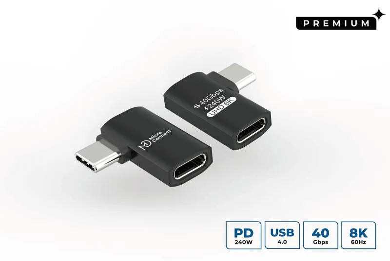 Microconnect USB4-CCFA-240W USB cable USB4 Gen 3x2 0 m USB C Black