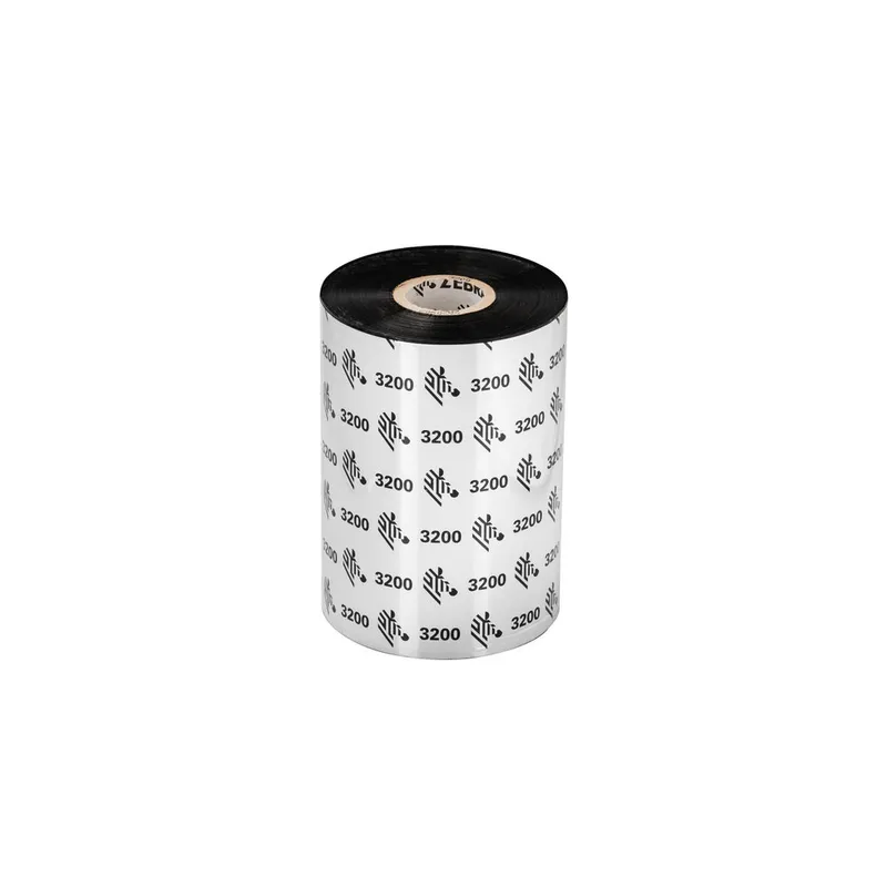 Zebra 03200BK11045 Thermal-transfer ribbon 110mm x 450m Pack=6 for Zeb