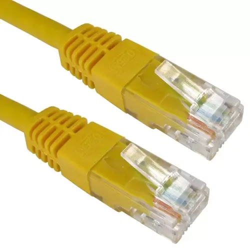Cables Direct UTP Cat6 20m networking cable Yellow U/UTP (UTP)