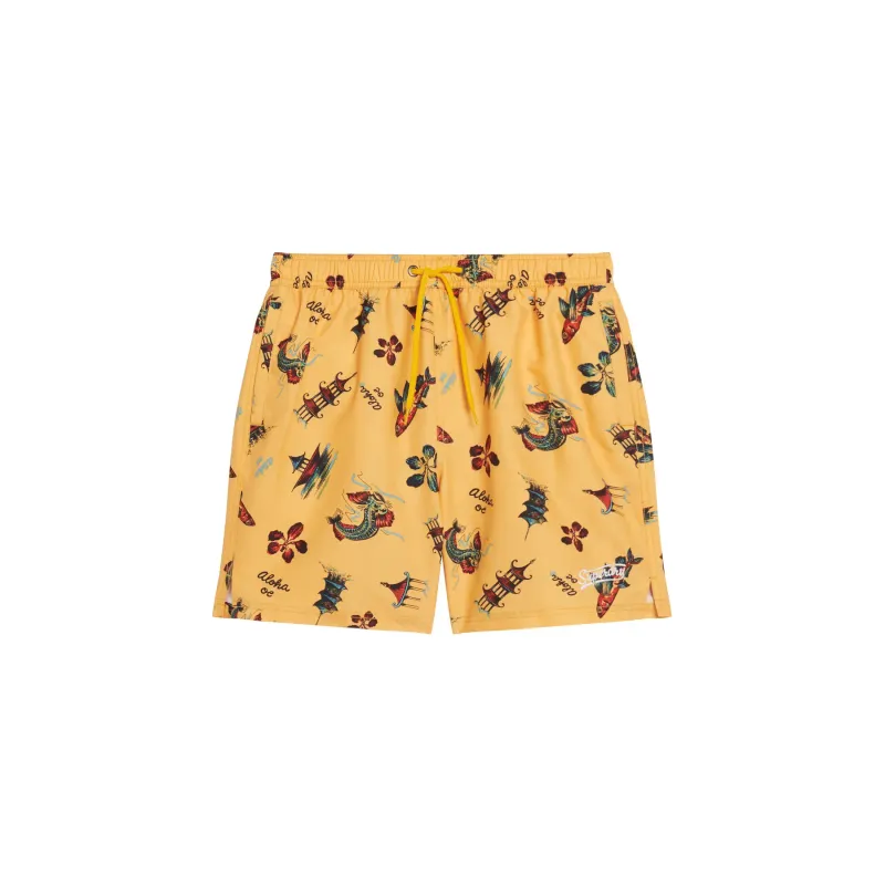Hawaiian print swim shorts Superdry