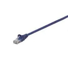 Intellinet Network Patch Cable Cat6A 30m Blue Copper S/FTP LSOH / LSZH PVC RJ45 Gold Plated Contacts Snagless Booted Lifetime Warranty