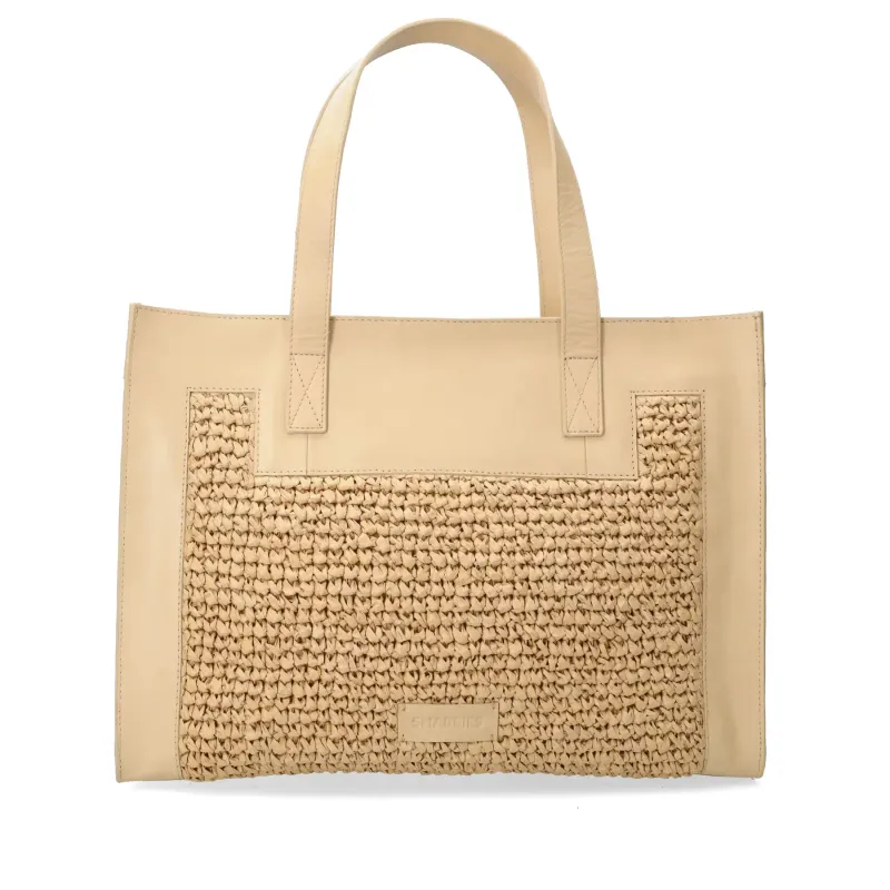 Woven Raffia Handbag Women Shabbies Amsterdam Verena