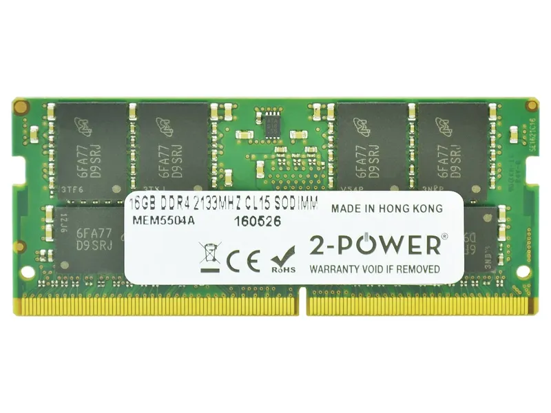 2-Power 16GB DDR4 2133MHZ CL15 SoDIMM Memory - replaces 03X7050