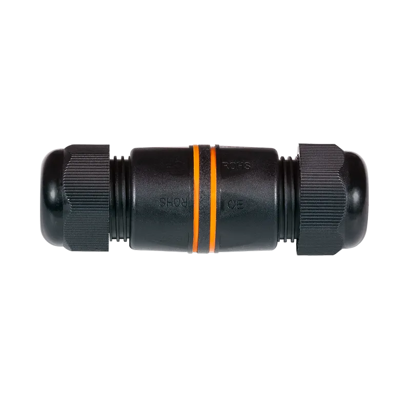 LogiLink Outdoor Cat.6 inline coupler. IP67. short type. OD 3-8 mm