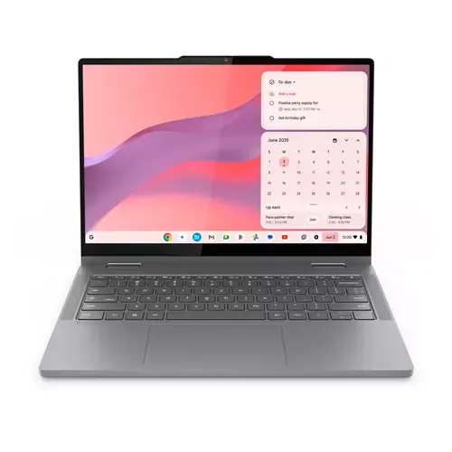 Lenovo Chrome 14IRU10 Intel Core 5 120U Chromebook 8GB RAM 128GB UFS 14" Touchscreen WUXGA ChromeOS - Grey - 83LL0002UK