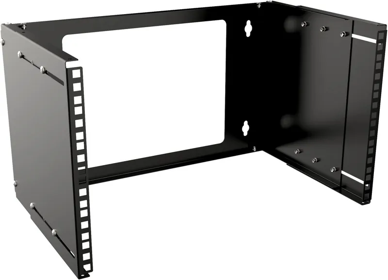 Lanview RAR210BL rack cabinet 6U Wall mounted rack Black