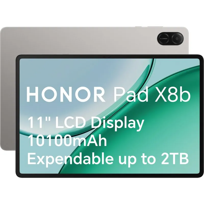 HONOR Pad X8b 11" IPS Snapdragon 680 4GB RAM 128GB Storage MagicOS 10 Wi-Fi Tablet - Space Gray