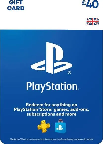 PlayStation Store Gift Card £40 PS5 / PS4 | PSN UK Account