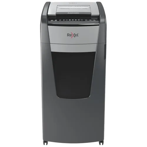 Rexel Optimum AutoFeed+ 750M paper shredder Micro-cut shredding 55 dB 23 cm Black Silver