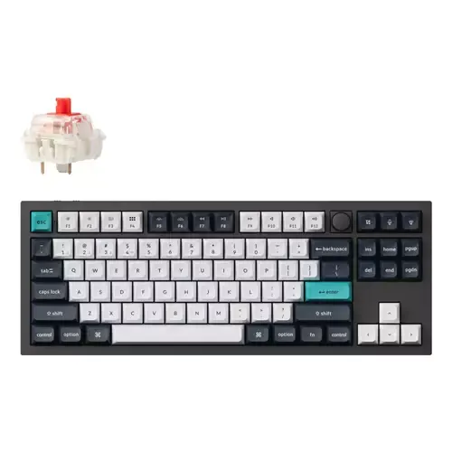 Keychron Q3 Max Wired & Wireless USB + RF Wireless + Bluetooth Mechanical QWERTY RGB LED Black White