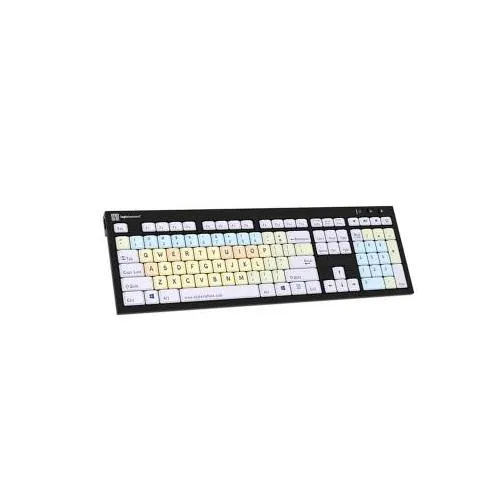 Logickeyboard Nero keyboard Home/Office USB QWERTY English Black White
